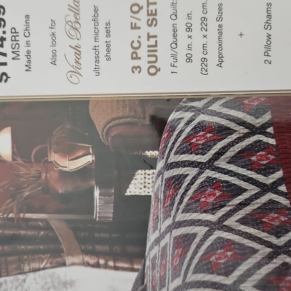 SALE ** BRAND NEW IN BAG  (3PC) Quilt Set (QUEEN) - Picture 2 of 5
